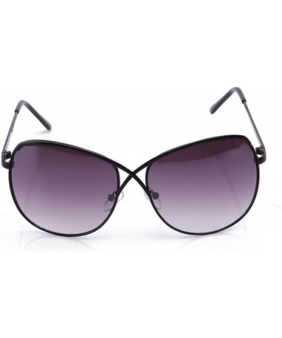 Fashion Classic Classy Frame Design Sunglasses - Black - CJ11CJUPCDV $5.82 Round