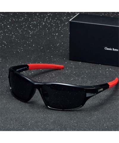 Sunglasses Men's Polarized Driving Sports Sun Glasses for Men Women Square Color Mirror Luxury Designer Oculos - C518XA78Q9C ...