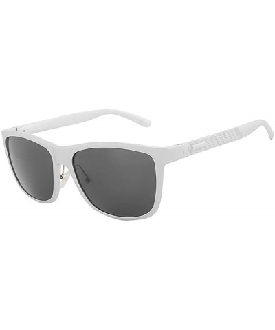 Fashion Polarized Sports Sunglasses for Men Women Lightweight UV400 Protection Unisex Eyewear - Silver - C518TM0N7U9 $55.89 S...