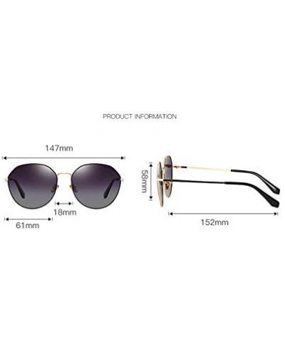 2019 Tide Models Womens Sunglasses Polarized - UV400 Protection Metal Frame for Traveling Driving - CY18UZ553AG $9.30 Goggle