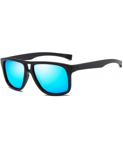 UV400 Polarized Men Square Sunglasses Men Fishing - C4 - C418M3MTGQ7 $34.38 Round