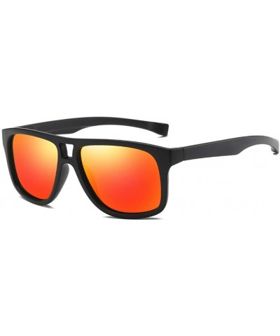 UV400 Polarized Men Square Sunglasses Men Fishing - C4 - C418M3MTGQ7 $34.38 Round