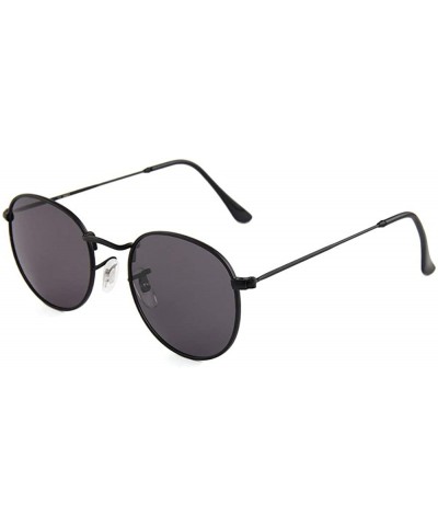 John Lennon Round Steampunk Metal Frame Sunglasses has Swagger! - Black - CR18E59CMIM $7.87 Round