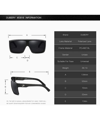 Sunglasses for Men Polarized Sunglasses Outdoor Sunglasses Oversized Glasses Driving Glasses - H - CG18QOAZN9Z $12.36 Round